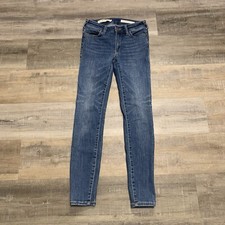 Pilcro And The Letterpress Anthropologie High Rise Denim Legging Skinny Jeans 25