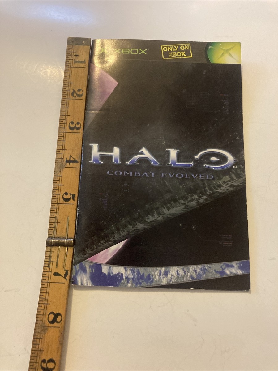 Halo XBOX Booklet Halo Combat Evolved XBox Guide Manual Booklet