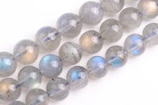 Natural Transparent Light Gray Labradorite AAA Round Loose Beads 6/7/8/9/10MM