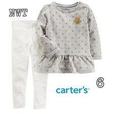 Carter's 2-piece Dotted Owl Set Size 6 NWT