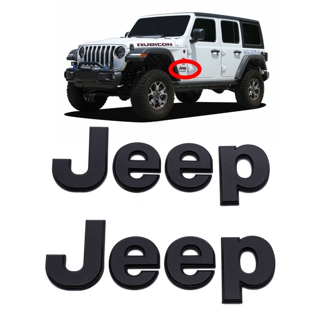 Jeep Wrangler Trail Rated 4X4 Badge Logo Nameplate Trailhawk Red NEW