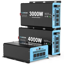 2500W 3000W 4000W Pure Sine Wave Power Inverter 12V 110 120V Converter Car Boat