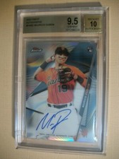 MAURICIO DUBON 2020 Topps Finest AUTO #FAMD BGS GEM MINT 9.5/10 Giants RC