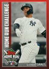 HRC-21 Gleyber Torres Home Run Challenge New York Yankees 2019 Topps Series 1 Ba