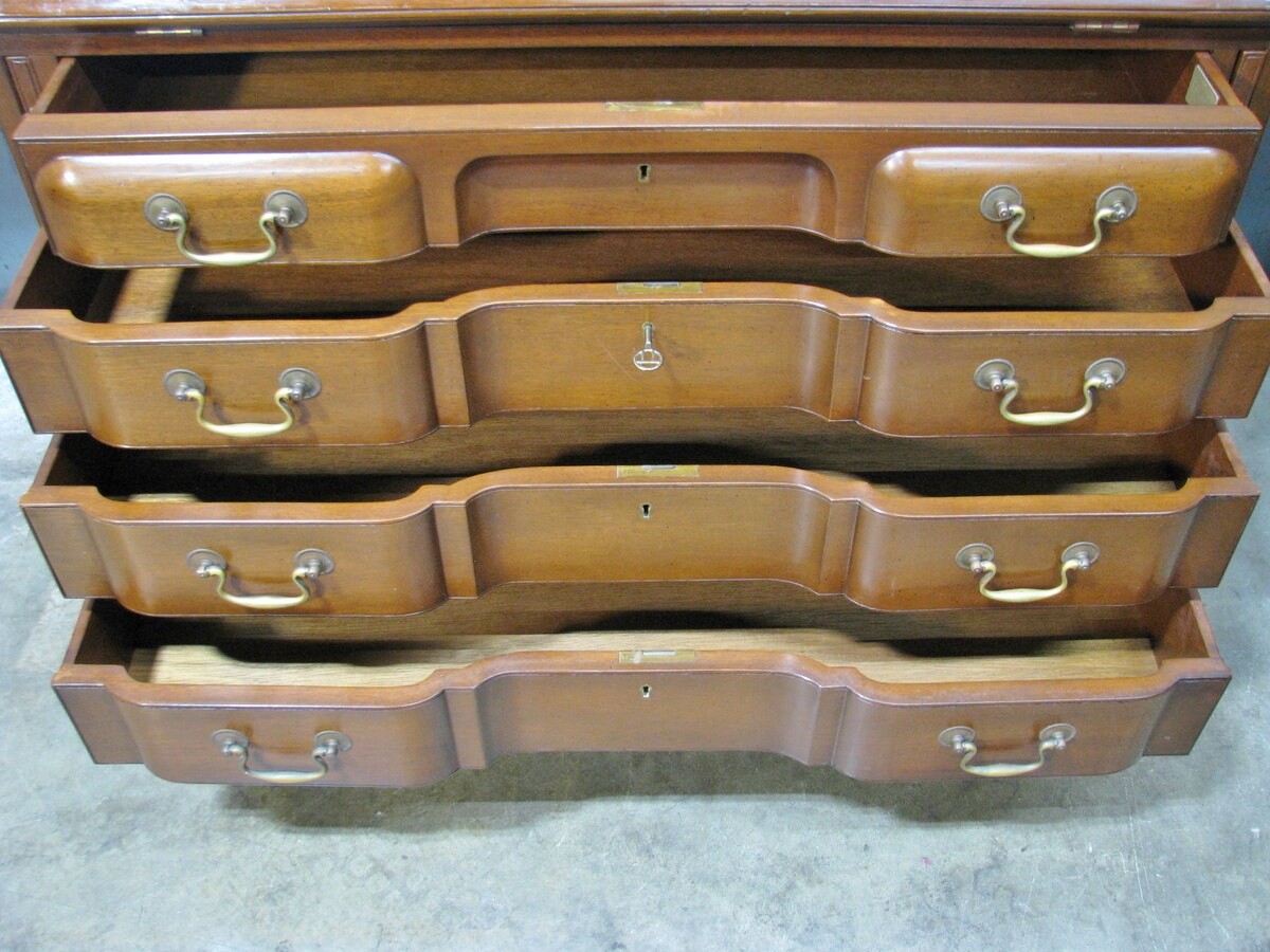 Exceptional Kittinger "Old Dominion" Solid Mahogany SlantFront