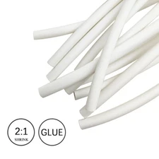 2:1 Heat Shrink Tubing Tube White Glue Waterproof Dual Wall Wires Wrap