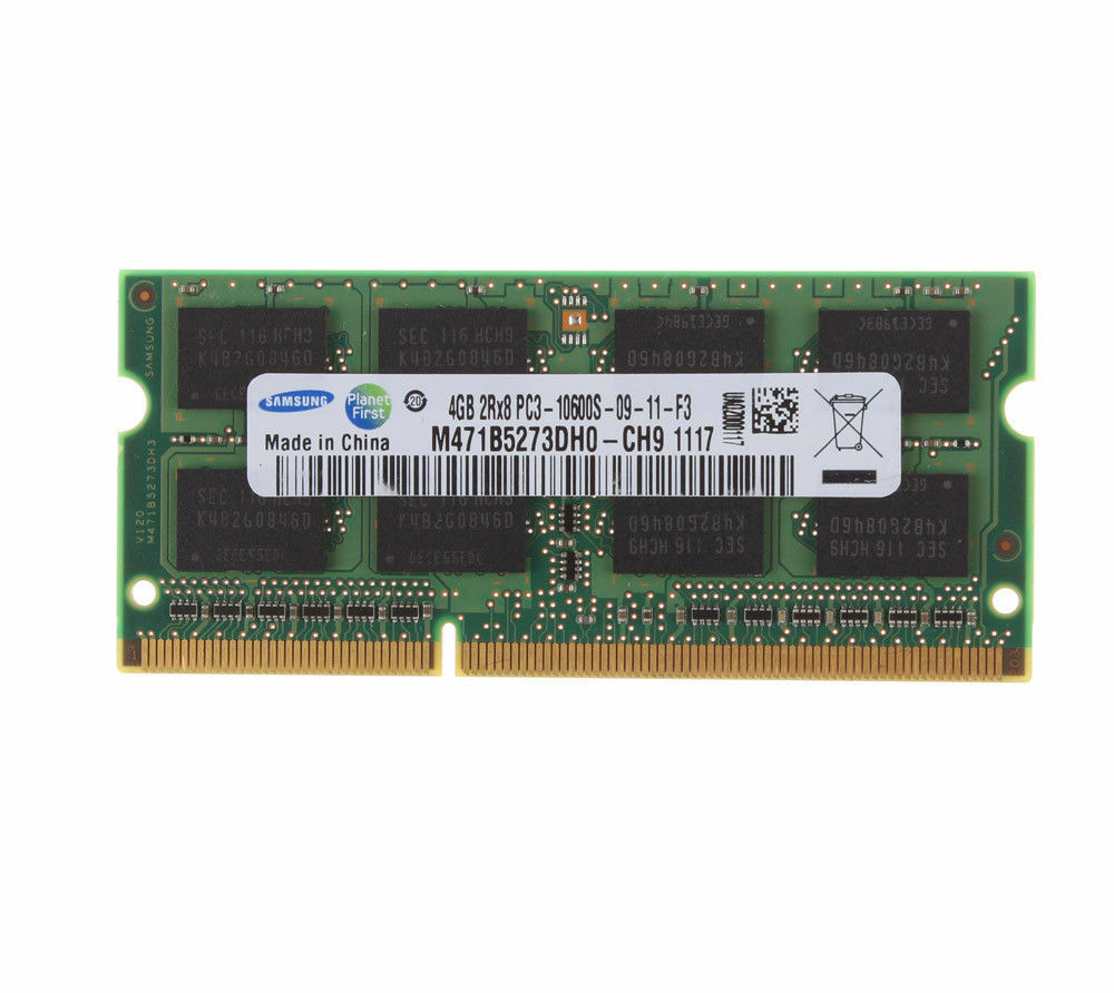 40GB Samsung 10X 4GB 2RX8 PC3-10600S DDR3 1333MHz 1.5V SODIMM