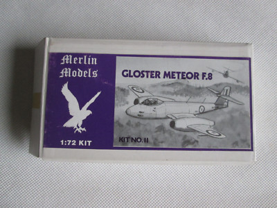 Merlin Models kit Gloster Meteor F.8  Kit No. 11  in 1:72  Neu siehe Fotos