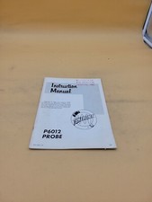 TEKTRONIX P6012 PROBE OPERATING INSTRUCTION INFORMATION GUIDE MANUAL BOOK 