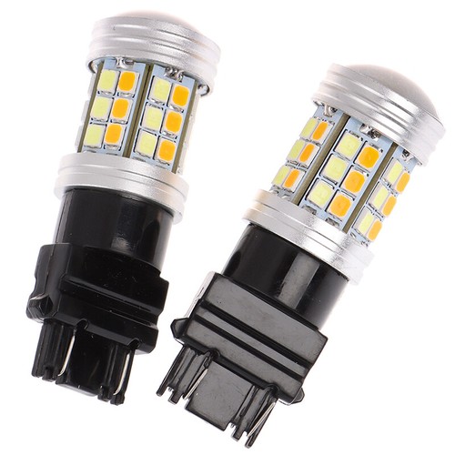 2Pcs 3157 LED Amber White Rear Turn Signal Parking High Power Light Bulbs:0Y _yi - Picture 12 of 12