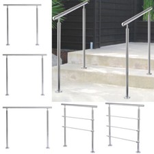 Transitional Handrail Stair Rail 80/100/120cm 0-3 Cross Bar Balustrade HandRails