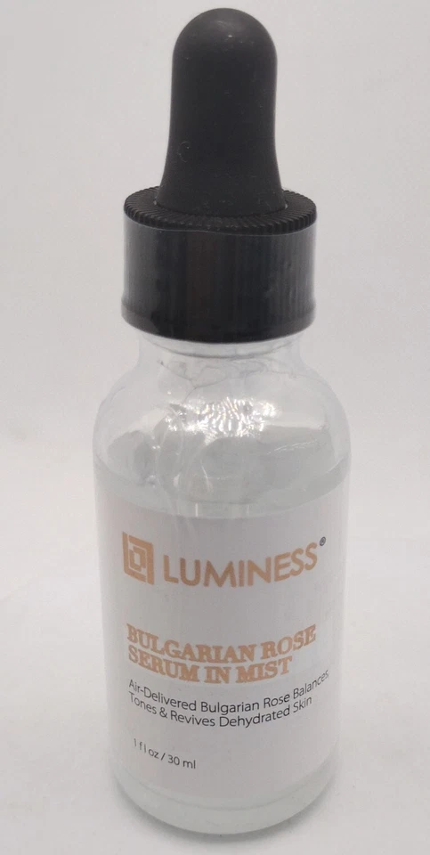 New Sealed Luminess Bulgarian Rose Serum Mist Air Delivered Tones Balance 1oz - Image 2 of 3