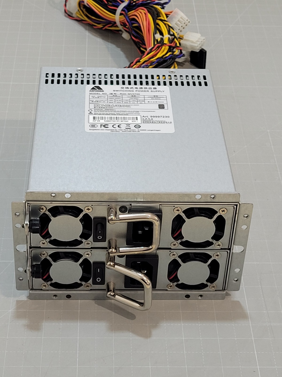 Inter-Tech ASPOWER R2A-MV0700 2x700W Redundant Server Netzteil 80+ Silver _4.1_6