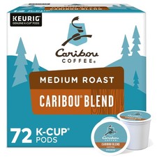 Caribou Blend Single-Serve K-Cup Pod, Medium Roast Coffee, 72 Count