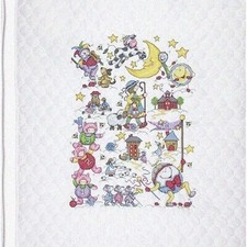 Nursery Rhyme Baby Quilt Cross Stitch Kit