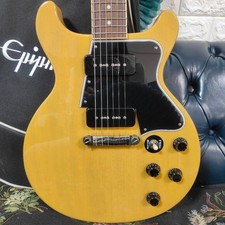 Electric Guitar Epiphone Les Paul Special DC TV Double Cut Yellow Vintage Style