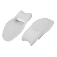 2X Silicone Gel Bunion Toe Protector Straightener Corrector Spreader Splint Pads