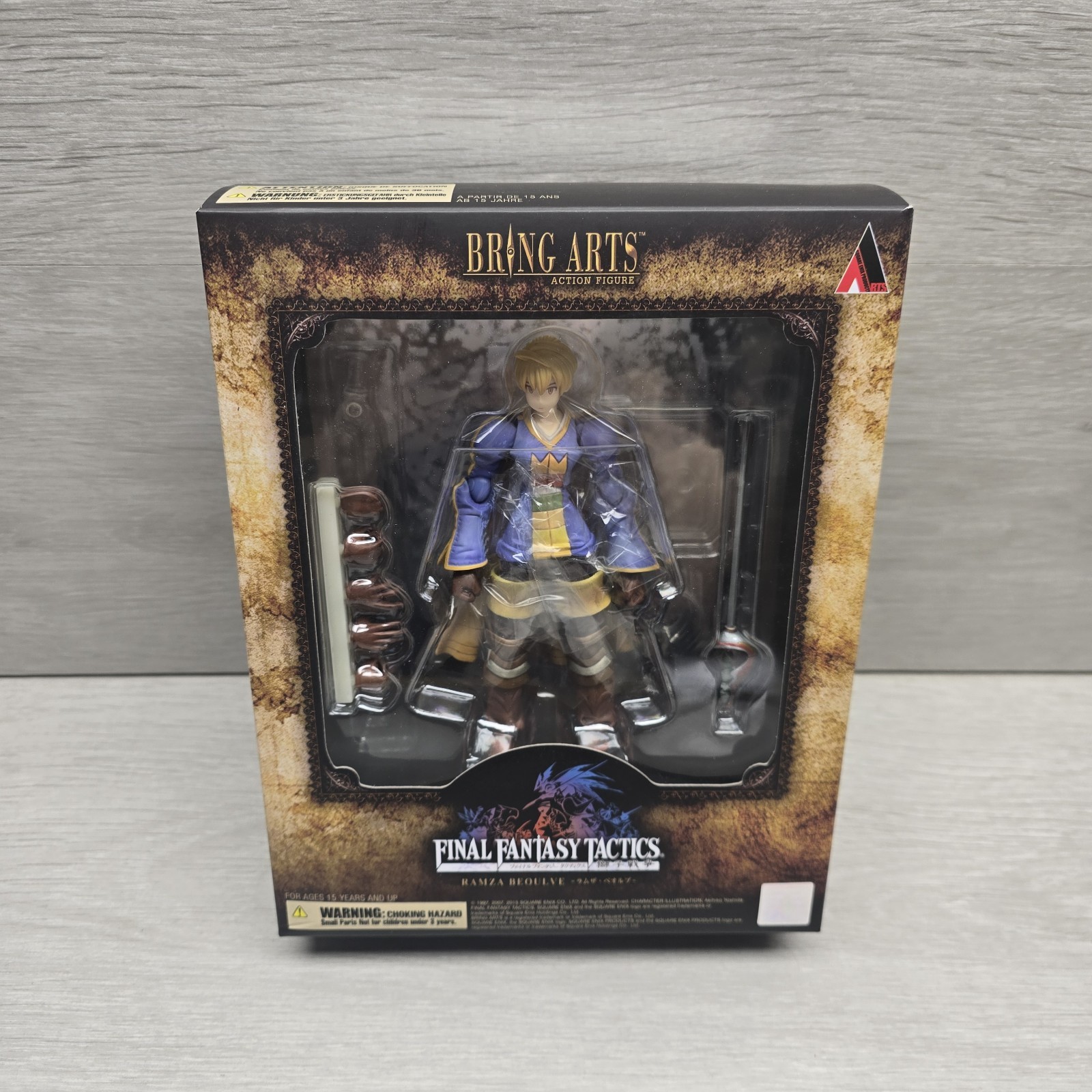 OFFICIAL FINAL FANTASY TACTICS RAMZA BEOULVE BRING ARTS ACTION FIGURE BRAND NEW