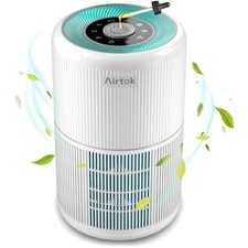 Luftreiniger Allergiker Aromatherapie HEPA H13 4-Stufen Luftfilter Duft 35 qm