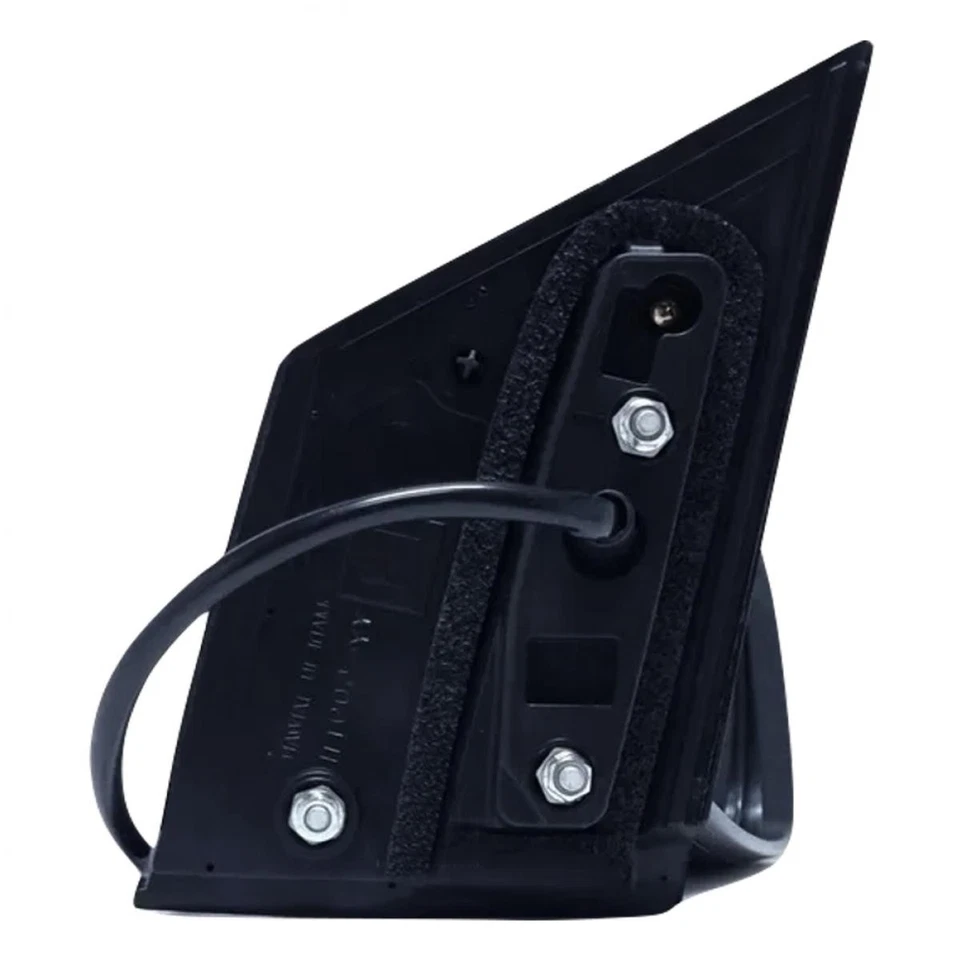 Par de espejos retrovisores laterales LR negros eléctricos 5 cables para Honda City GM6 sedán 2014-16 Foto 4 de 4