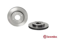 2X Bremsscheibe Prime Line - UV Coated Brembo 09.7043.11 FüR Mitsubishi Lancer 1
