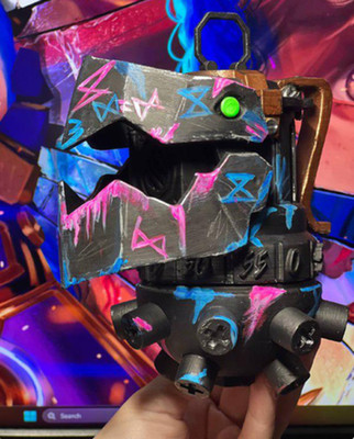 Jinx Chomper   3D Printed Arcane League of Legends Cosplay Prop