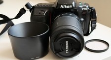 Nikon F50 35mm Film SLR Camera with Tamron AF 80-210mm Zoom Lens - Tested