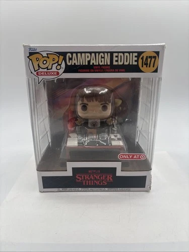 Stranger Things Target Exclusive CAMPAIGN EDDIE Funko Pop Vinyl Deluxe #1477