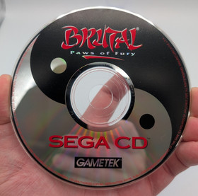 Brutal: Paws of Fury (Sega CD, 1994) - CIB Complete With Reg Card - Tested