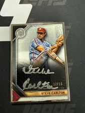 2023 Topps Museum Collection Steve Carlton #MFA-SC Museum Framed Auto
