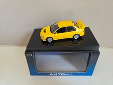 AUTOart 1/43 Mitsubishi Lancer EVO VII Street - Yellow - 2001 - 57161