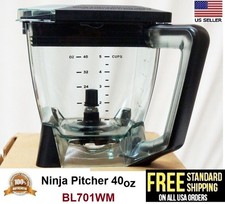Ninja Blender 40 oz 5 Cup Pitcher Jar BL701WM...