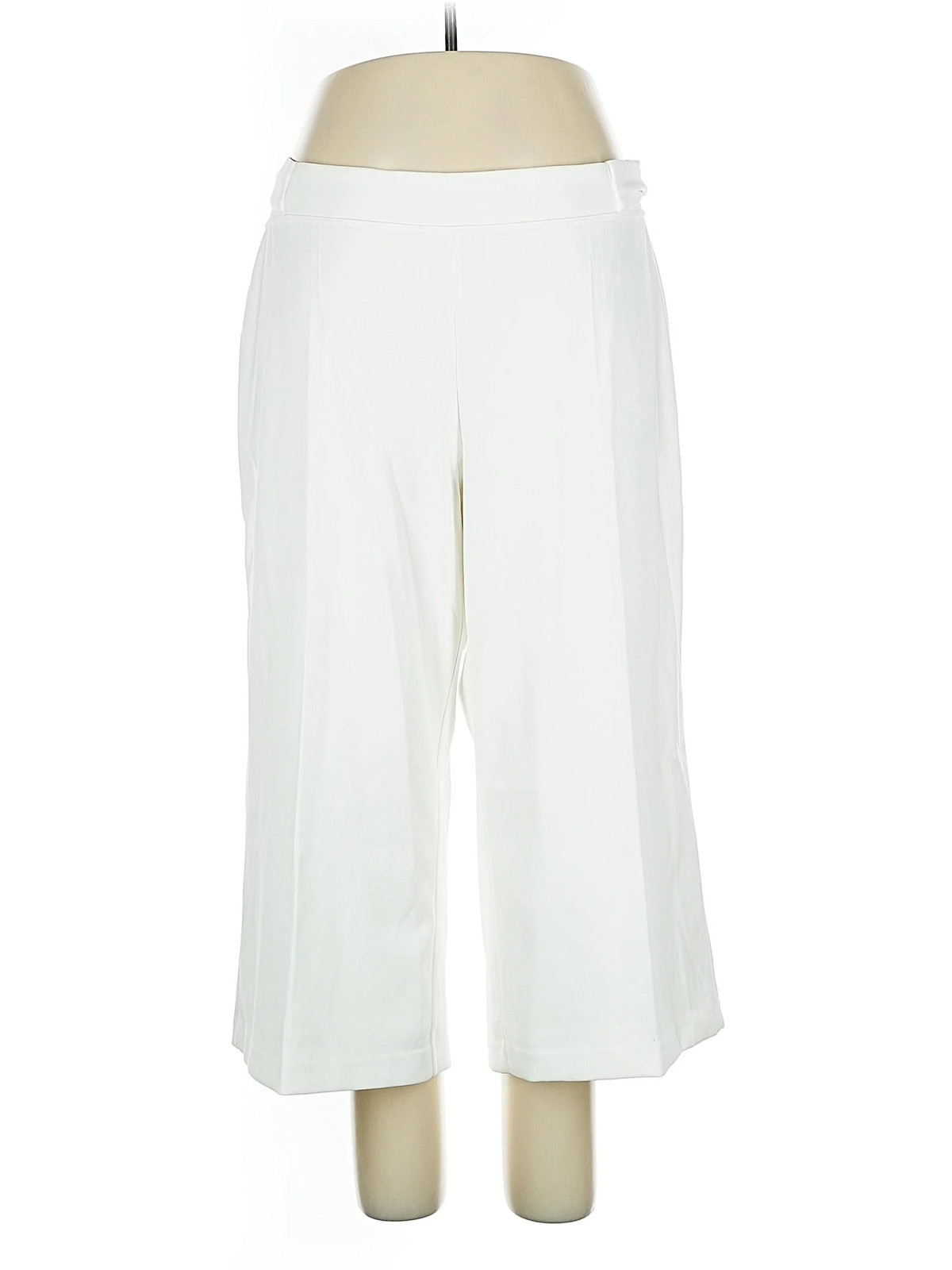 NWT Calvin Klein Women Ivory Casual Pants 1X Plus