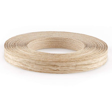 Red Oak 3/4" x 50' Roll Wood Veneer Edge Banding Preglued Iron-On with Hot Melt
