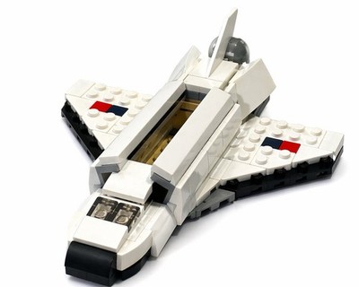 LEGO Space Shuttle NASA Model Build No Minifigure Set Parts Lot