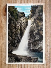 Glen Ellis Falls, White Mountains, New Hampshire, 1930, Antique Postcard
