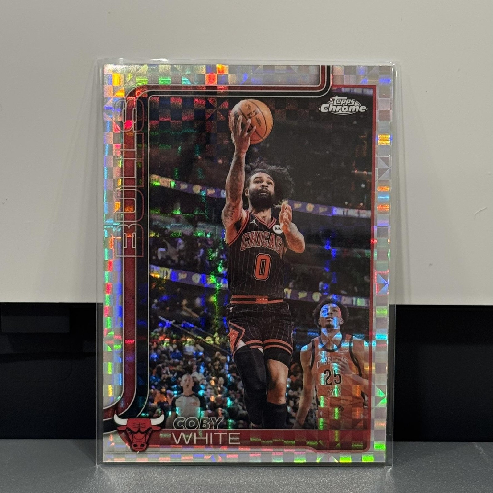 2025-26 Topps Chrome Update #93 Coby White X-Fractor