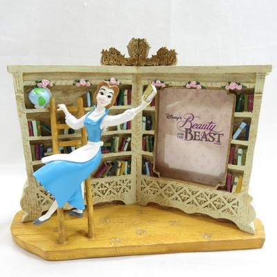 Disney's Beauty & The Beast Belle in the Library 7'' Figurine/Picture Frame