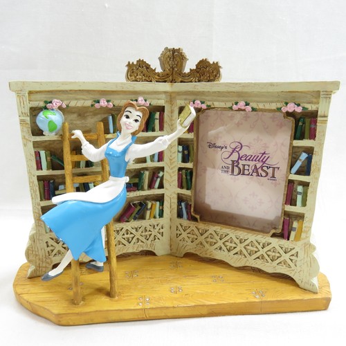 Disney's Beauty & The Beast Belle in the Library 7" Figurine/Picture Frame