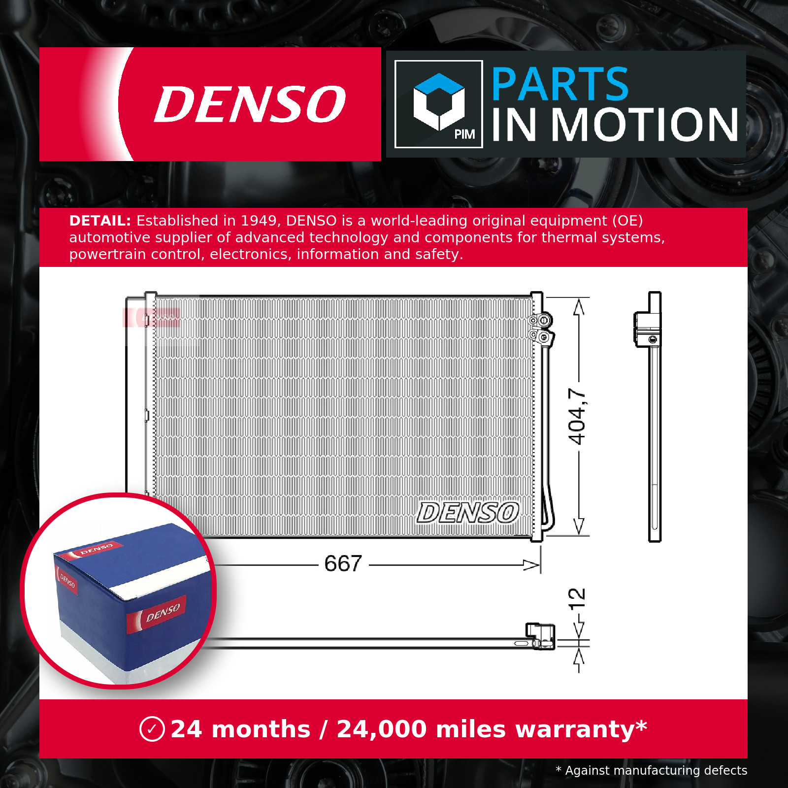 Denso Dcn17062 Air Conditioning Condenser - Image 3