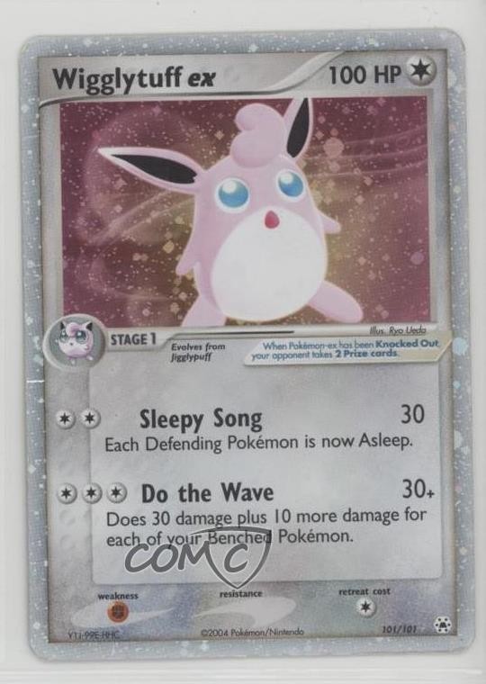 Wigglytuff ex (Holo) Pokémon EX Hidden Legends #101 2004
