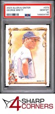 2023 TOPPS ALLEN & GINTER #373 GEORGE BRETT HOF POP 3 PSA 10