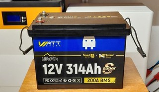 Watt Cycle 12V 314Ah Mini Super LiFePO4 Batterie mit Bluetooth & Active Balancer