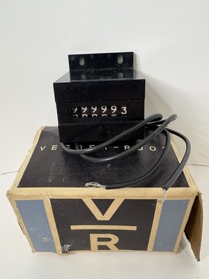 Veeder-Root 743796-001 Electric Counter 6 Digit 115 VAC 5 W Used w/ Box FS