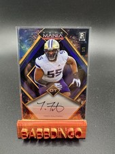 2024 Wild Card Auto Mania Troy Fautanu 1/1 auto Rookie. rookie card picture