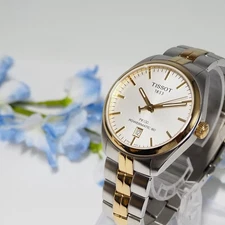 TISSOT automatic winding back skid combination men's watch ,16030