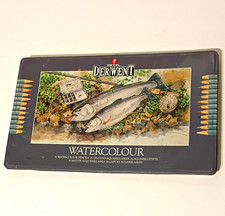 Derwent Watercolour 36 Watercolor Pencil Set Multicolor Tin, Model 32885