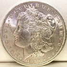 1889 P Morgan Silver Dollar AU