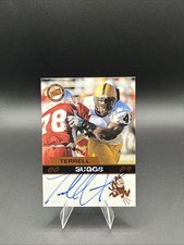 2003 Press Pass Autographs Terrell Suggs Autographed Bronze Parallel Rookie Card. rookie card picture
