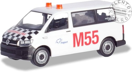 Herpa 094399 - 1:87 H0 - Volkswagen T6 minivan di servizio M55 Fraport | Zustand: Nuovo